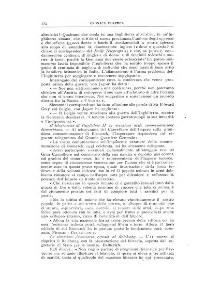 La vita italiana all'estero rivista mensile di emigrazione, politica estera e coloniale.- A. 1, fasc. 1 (gen. 1913)-a. 3, fasc. 30 (giu. 1915)