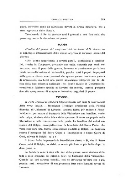 La vita italiana all'estero rivista mensile di emigrazione, politica estera e coloniale.- A. 1, fasc. 1 (gen. 1913)-a. 3, fasc. 30 (giu. 1915)