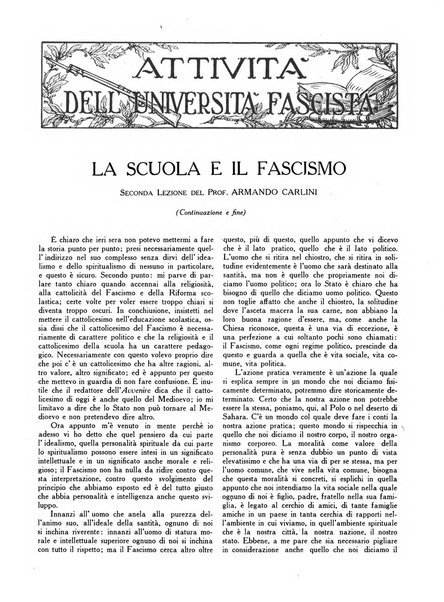 Vita nova pubblicazione quindicinale illustrata dell'Universita fascista di Bologna