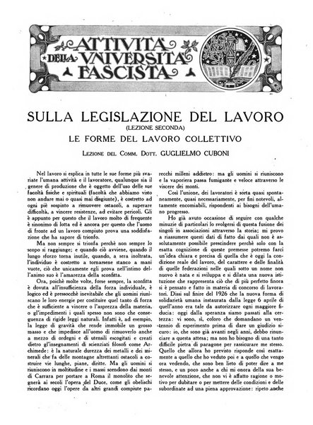 Vita nova pubblicazione quindicinale illustrata dell'Universita fascista di Bologna