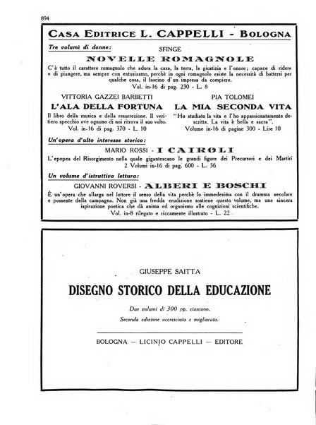 Vita nova pubblicazione quindicinale illustrata dell'Universita fascista di Bologna