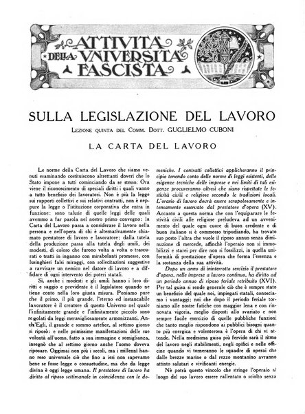 Vita nova pubblicazione quindicinale illustrata dell'Universita fascista di Bologna