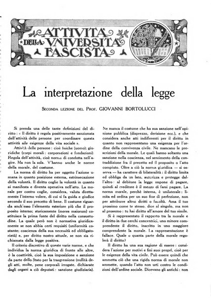 Vita nova pubblicazione quindicinale illustrata dell'Universita fascista di Bologna