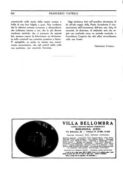 Vita nova pubblicazione quindicinale illustrata dell'Universita fascista di Bologna