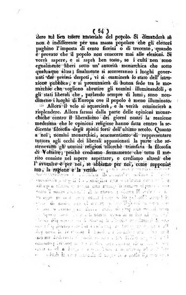 La voce della ragione giornale filosofico, teologico, politico, istorico e letterario