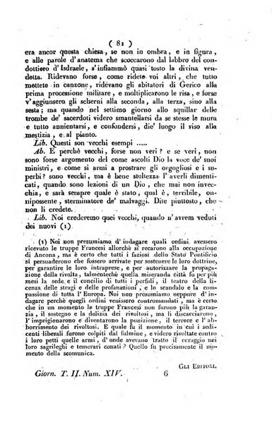 La voce della ragione giornale filosofico, teologico, politico, istorico e letterario