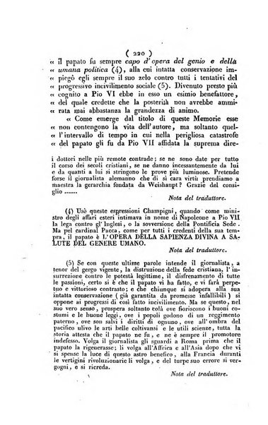 La voce della ragione giornale filosofico, teologico, politico, istorico e letterario