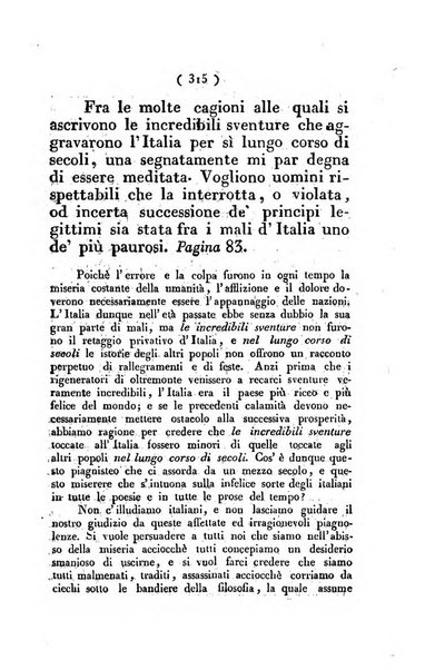 La voce della ragione giornale filosofico, teologico, politico, istorico e letterario