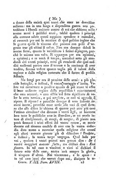 La voce della ragione giornale filosofico, teologico, politico, istorico e letterario