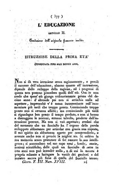 La voce della ragione giornale filosofico, teologico, politico, istorico e letterario