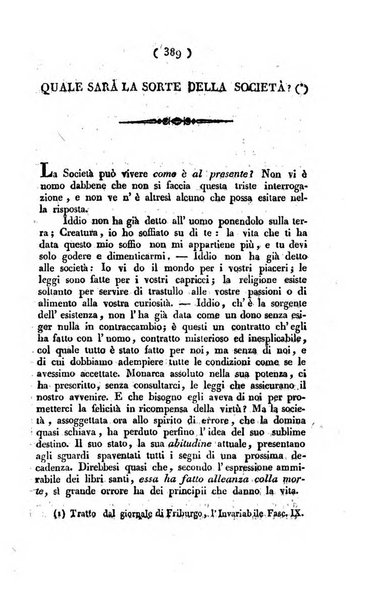 La voce della ragione giornale filosofico, teologico, politico, istorico e letterario