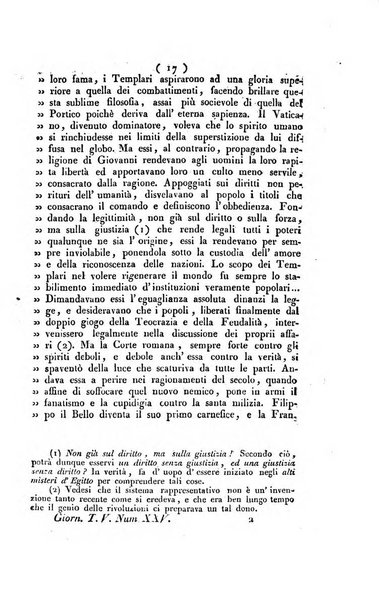 La voce della ragione giornale filosofico, teologico, politico, istorico e letterario