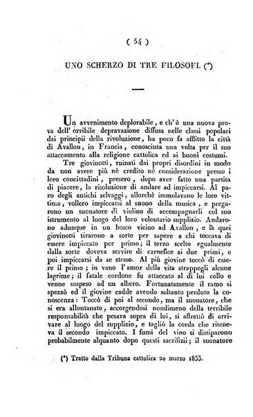 La voce della ragione giornale filosofico, teologico, politico, istorico e letterario