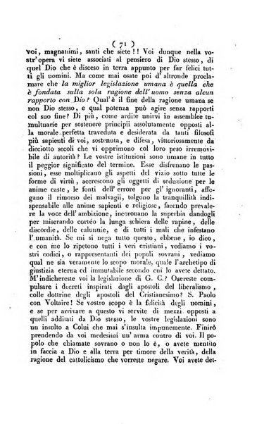 La voce della ragione giornale filosofico, teologico, politico, istorico e letterario