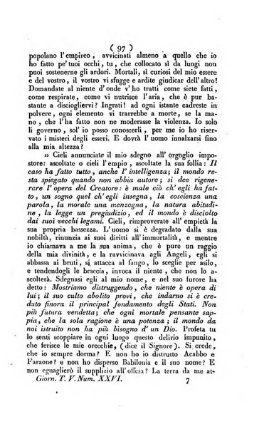 La voce della ragione giornale filosofico, teologico, politico, istorico e letterario