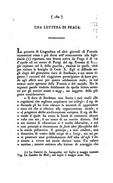 La voce della ragione giornale filosofico, teologico, politico, istorico e letterario