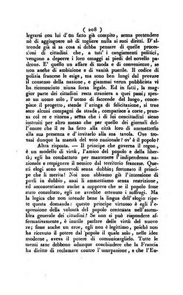 La voce della ragione giornale filosofico, teologico, politico, istorico e letterario