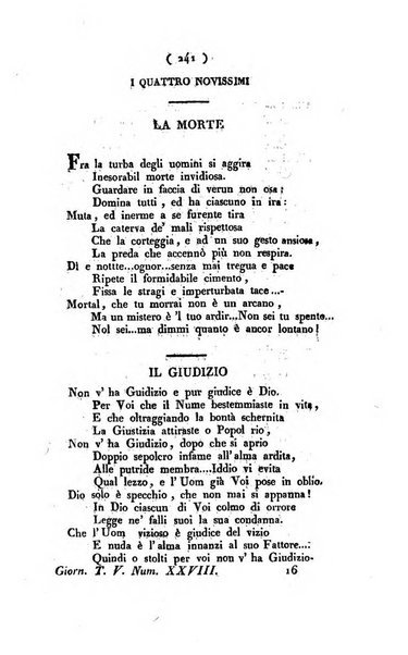 La voce della ragione giornale filosofico, teologico, politico, istorico e letterario