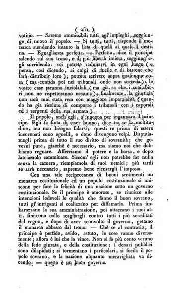 La voce della ragione giornale filosofico, teologico, politico, istorico e letterario