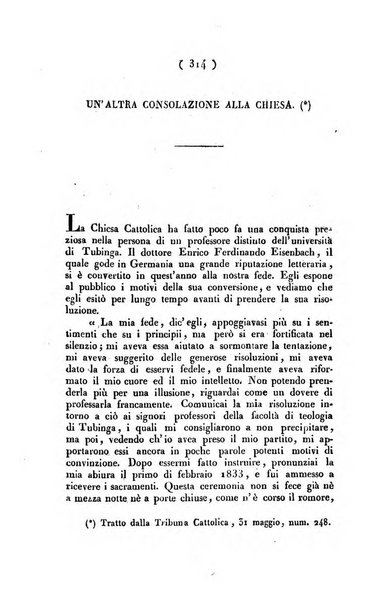 La voce della ragione giornale filosofico, teologico, politico, istorico e letterario