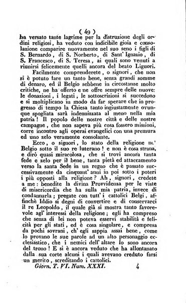 La voce della ragione giornale filosofico, teologico, politico, istorico e letterario