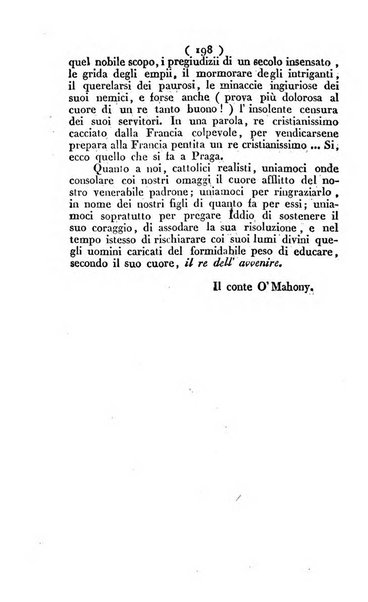 La voce della ragione giornale filosofico, teologico, politico, istorico e letterario