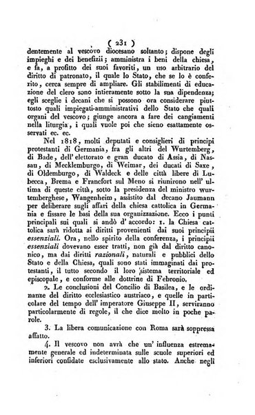 La voce della ragione giornale filosofico, teologico, politico, istorico e letterario