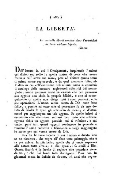 La voce della ragione giornale filosofico, teologico, politico, istorico e letterario