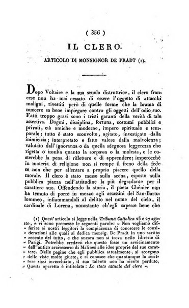 La voce della ragione giornale filosofico, teologico, politico, istorico e letterario