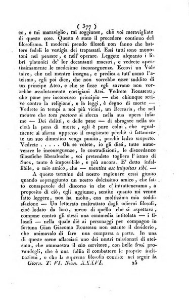 La voce della ragione giornale filosofico, teologico, politico, istorico e letterario