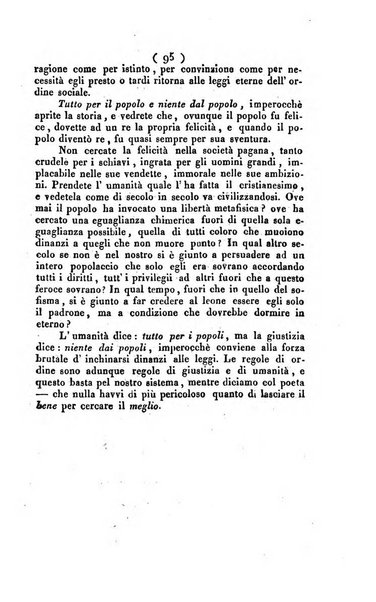 La voce della ragione giornale filosofico, teologico, politico, istorico e letterario