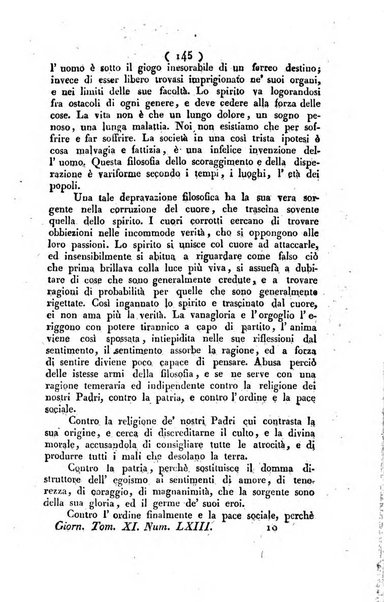 La voce della ragione giornale filosofico, teologico, politico, istorico e letterario