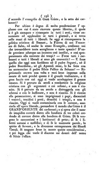 La voce della ragione giornale filosofico, teologico, politico, istorico e letterario