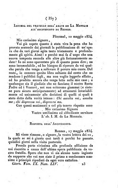 La voce della ragione giornale filosofico, teologico, politico, istorico e letterario