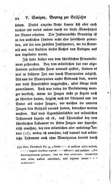 Zeitschrift fur geschichtliche Rechtswissenschaft