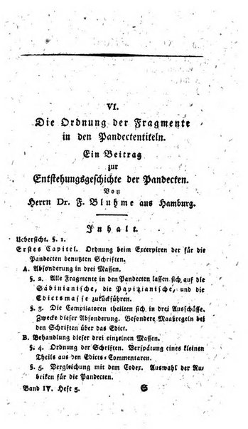 Zeitschrift fur geschichtliche Rechtswissenschaft