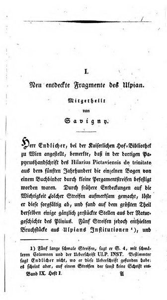 Zeitschrift fur geschichtliche Rechtswissenschaft