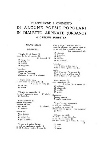 Rivista italiana di letteratura dialettale