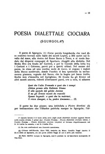 Rivista italiana di letteratura dialettale