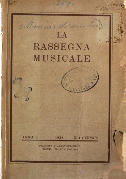 La rassegna musicale