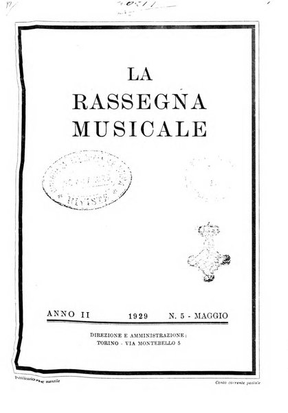 La rassegna musicale