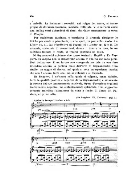 La rassegna musicale