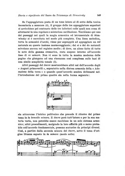 La rassegna musicale