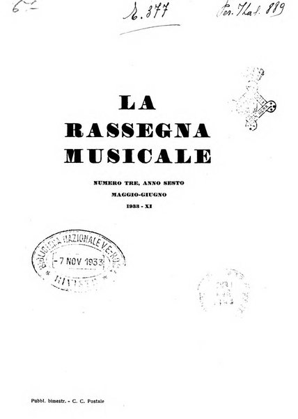 La rassegna musicale