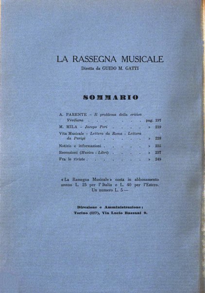 La rassegna musicale