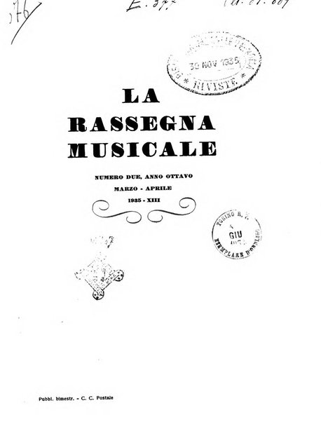 La rassegna musicale