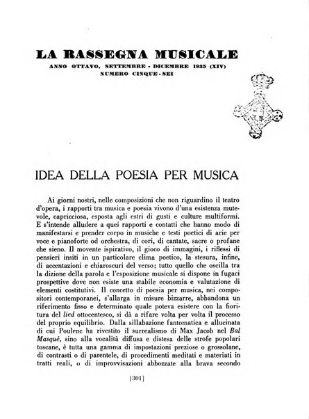 La rassegna musicale