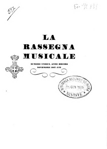 La rassegna musicale