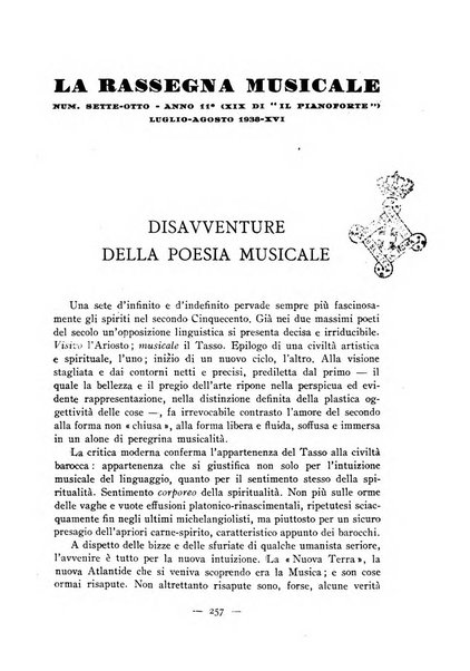 La rassegna musicale