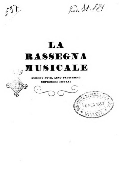 La rassegna musicale